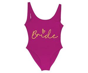 Team Bride Maillot de Bain Une pièce mariée pour Femme, Maillot de Bain Une pièce mariée de Mariage pour Fille