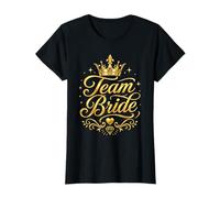 Team Bride White Wedding Party Bridal Squad T-Shirt