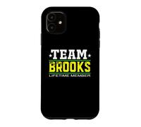 Team Brooks Lifetime Member Surname Last Name Tree Reunion Coque pour iPhone 11