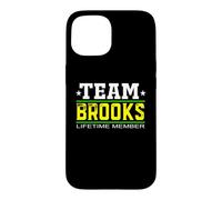Team Brooks Lifetime Member Surname Last Name Tree Reunion Coque pour iPhone 15