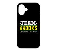 Team Brooks Lifetime Member Surname Last Name Tree Reunion Coque pour iPhone 16