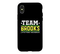 Team Brooks Lifetime Member Surname Last Name Tree Reunion Coque pour iPhone X/XS