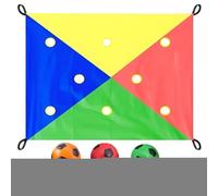 Team Building Games - Polyester 210x140cm | Teamwork Interactive Toy, Hole Trap Challenging Game for Kids, Travel, Camping, School, Family Night, Birthday Party, Classroom Engagement