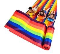 Team Building Running Mat - Polyester 140 x 800 cm | Group Activity Pad, Group Building Games | Ideal For Kids, Teens, Adults, Parents For Daycare, Families, Parties, Garden, Yard, Park, Lawn