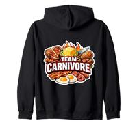 Team Carnivore Diet Mangeur de Viande Paléo Keto Ketogenic Lover Sweat à Capuche