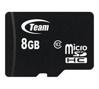 Team - Carte mémoire flash - 8 Go - Class 10 - micro SDHC Noir G