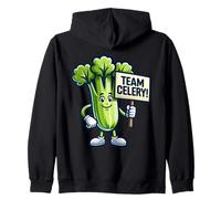 Team Céleri, Mascotte de jus de céleri, légumes amusants Sweat à Capuche