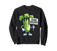 Team Céleri, Mascotte de jus de céleri, légumes amusants Sweatshirt