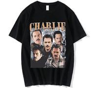 Team Charlie Swan T Shirt Billy Burke Graphic Printed Tshirts Men Cotton Short Sleeve Tee Shirt Vintage Clothing Size XL