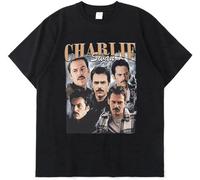 Team Charlie Swan T Shirt Billy Burke Graphic Printtshirts Men Cotton Thin Short Sleeve Vintage Tee Shirt Black M