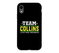Team Collins Lifetime Member Surname Last Name Tree Reunion Coque pour iPhone XR