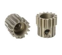 Team Corally - Pignon Moteur 48 DP - Court - Acier trempé - 15 Dents - Axe Moteur 3.17mm