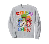Team Cousin Crew Grandma Dino Grandpa Saurus Camp T-Rex Sweatshirt