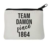 Team Damon Since 1864 Porte-monnaie en néoprène Blanc 10 x 11 cm