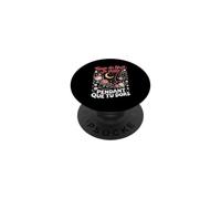 Team De Nuit Je Veille Pendant Que Tu Dors PopSockets PopGrip Adhésif