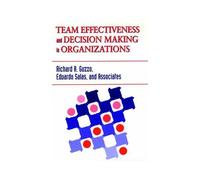 Team Effectiveness And Decision Making In Organizations