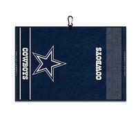 Team Effort Dallas Cowboys Face/Club Serviette de Golf Jacquard