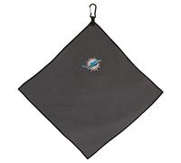 Team Effort Miami Dolphins Serviette en Microfibre Gris 38,1 x 38,1 cm