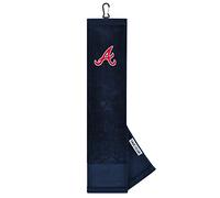 Team Effort MLB Atlanta Braves Face/Club Serviette brodée à Trois Volets - Serviette brodée à Trois Volets - NA
