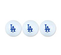 Team Effort MLB Balle de Golf Lot DE 3, Los Angeles Dodgers Golf Ball Pack of 3, Multicolore