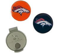 Team Effort NFL Chapeau Clip et 2 Marqueurs de Balle, NFL Denver Broncos Hat Clip & 2 Ball Markers