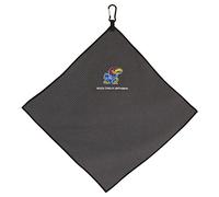 Team Effort Serviette en Microfibre 38,1 x 38,1 cm, Kansas Jayhawks, Serviette de Golf, Bleu