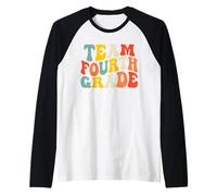 Team Fourth Grade Back to School 4th Grade Teacher Boys Kids Manche Raglan