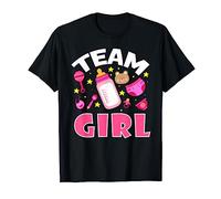 Team Girl Gender Reveal Baby Shower C'est une grossesse entre filles T-Shirt