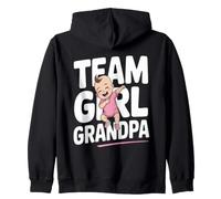 Team Girl Grandpa Révélation Annonce Sweat à Capuche