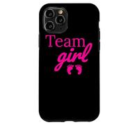 Team Girl Pink Baby Shower Gender Reveal Party Coque pour iPhone 11 Pro