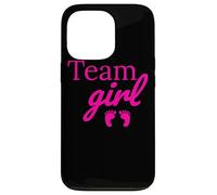 Team Girl Pink Baby Shower Gender Reveal Party Coque pour iPhone 13 Pro