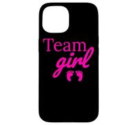 Team Girl Pink Baby Shower Gender Reveal Party Coque pour iPhone 15
