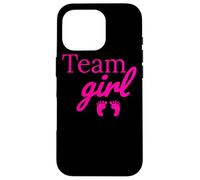 Team Girl Pink Baby Shower Gender Reveal Party Coque pour iPhone 16 Pro