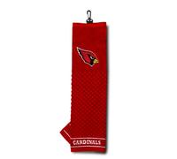 Team Golf Arizona Cardinals Serviette de Golf brodée, 100% Coton, Motif de Brosse à Carreaux