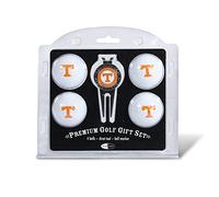 Team Golf Le lot Comprend 4 balles de Golf réglementaires avec Logo Scolaire en Couleur Impression Durable, Outil de Divot avec Clip de Ceinture et marqueur magnétique Amovible Double Face en émail