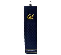 Team Golf NCAA California Golden Bears Serviette de Golf brodée, Motif de Brosse à Carreaux, Logo brodé