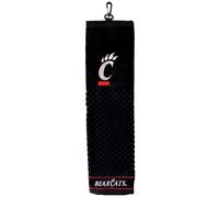 Team Golf NCAA Cincinnati Bearcats Serviette de Golf brodée, Motif de Brosse à Carreaux, Logo brodé