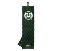 Team Golf NCAA Colorado State Rams Serviette de Golf brodée, Motif de Brosse à Carreaux, Logo brodé