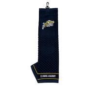 Team Golf NCAA Navy Midshipmen Serviette de Golf brodée, Motif de Brosse à Carreaux, Logo brodé
