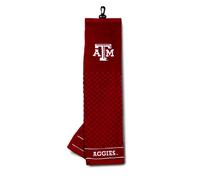 Team Golf NCAA Texas A&M Aggies Serviette de Golf brodée, Motif de Brosse à Carreaux, Logo brodé
