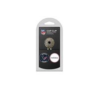 Team Golf NFL 2 Marker Cap Houston Texans Clip pour Casquette avec 2 marqueurs de Balle de Golf Mixte Adulte, Multi Team Color, Taille Unique