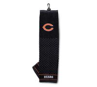 Team Golf NFL Chicago Bears Serviette de Golf brodée, Motif de Brosse à Carreaux, Logo brodé