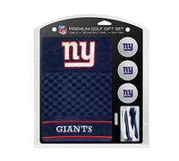 Team Golf NFL Coffret Cadeau : Serviette de Golf brodée, 3 balles de Golf et 14 Tees de Golf réglementaires de 6,4 cm, Serviette à Trois Plis 40,6 x 55,9 cm et 100% Coton