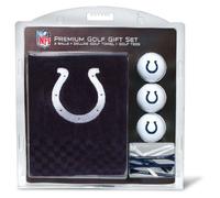 Team Golf NFL Indianapolis Colts Ensemble Cadeau Serviette de Golf brodée, 3 balles de Golf et 14 Tees de Golf réglementaires de 6,3 cm, Serviette à Trois Plis 40,6 x 55,9 cm et 100% Coton