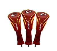 Team Golf NFL Lot de 3 couvertures de tête de Contour, Kansas City Chiefs