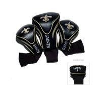 Team Golf NFL Lot de 3 couvertures de tête de Contour, New Orleans Saints