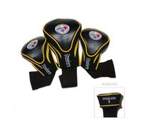 Team Golf NFL Lot de 3 couvertures de tête de Contour, Pittsburgh Steelers