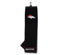 Team Golf NFL Serviette de Golf brodée, Motif à Damier, Logo brodé, Autre, Denver Broncos, Taille Unique