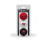 Team Golf NFL Tampa Bay Buccaneers Lot de 3 balles de Golf Taille réglementaire, Impression Durable de l'équipe