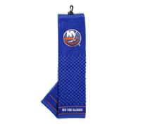 Team Golf NHL New York Islanders Serviette de Golf brodée, Motif de Brosse à Carreaux, Logo brodé